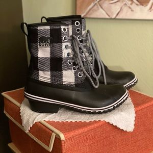 Sorel Slimpack 1964 Waterproof Plaid Boot